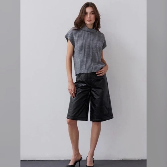 Charcoal Grey Cowl Neck Sweater - Picture 3 of 4